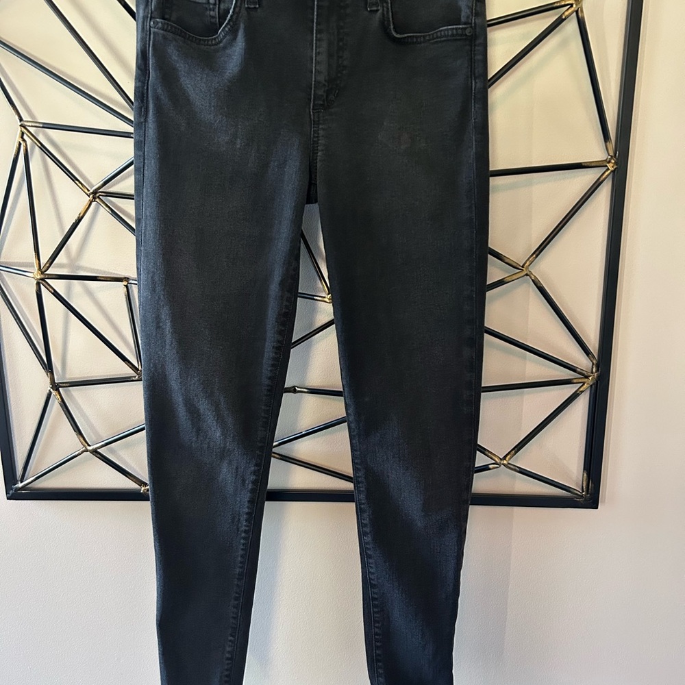 Joe's Jeans Dark Black Skinny Jeans